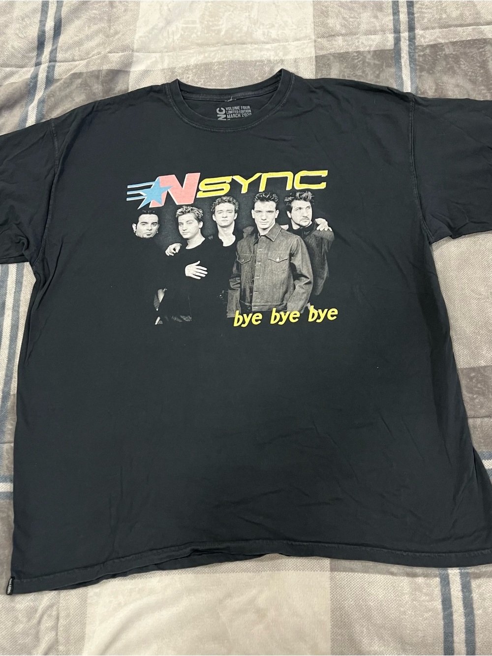 NSYNC Bye Bye Bye Graphic Short Sleeve Tee - Black